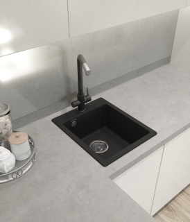 Мойка кухонная GranFest URBAN 240 черный